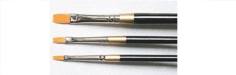 Pincel Pelo De Toray Nº12 Chato S.140 Ad Mango Corto