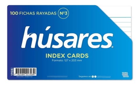 Ficha Rayada Husares Nº3 1703