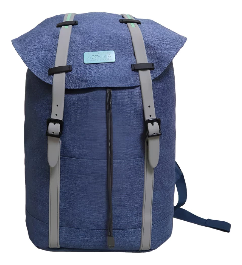 Mochila Espalda Mooving San Francisco Tiempo Libre Azul