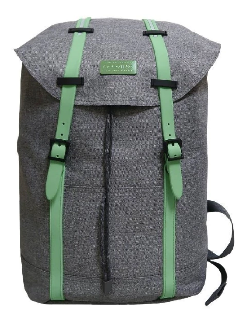 Mochila Espalda Mooving San Francisco Tiempo Libre Gris