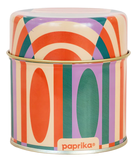 Vela En Lata Retro Paprika Aroma Sándalo