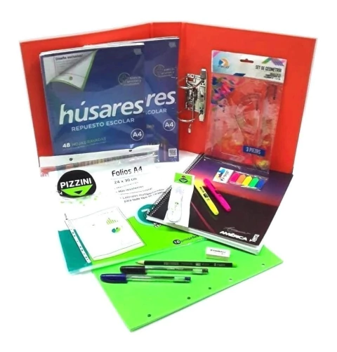 Kit Combo Utiles Nivel Secundario Economico X26 Artículos