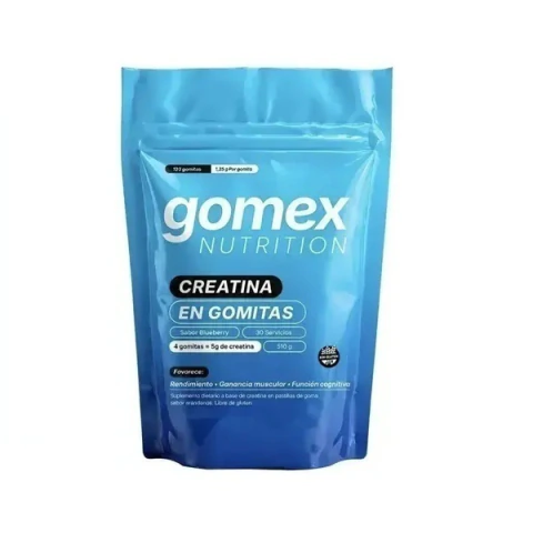 GOMEX NUTRITION - Creatina en 120 gomitas 30 servicios