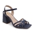 Sandália Azul Marinho Salto Bloco - comprar online