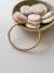 BRACELETE FINE TORCIDO DOURADO