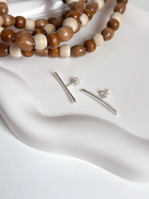 BRINCO DE PRATA PALITO