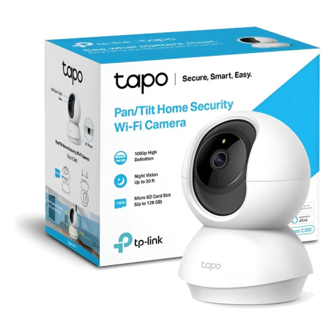 Camara Seguridad Tp Link Tapo C200 Full Hd + Micro Sd 64gb