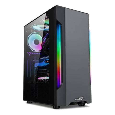 Gabinete Pc Gamer Sentey R20 Sf Usb 3.0 Rgb Filtro Atx