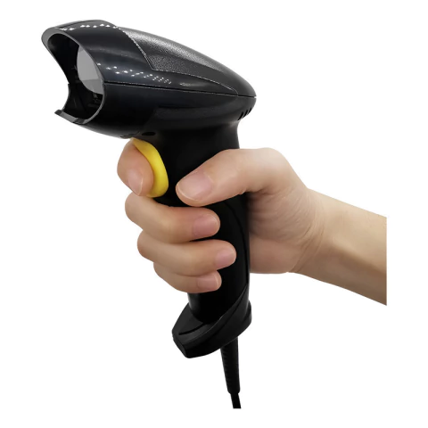 Lector Laser Codigo De Barras Ocom Ocbs La15 Usb Con Base