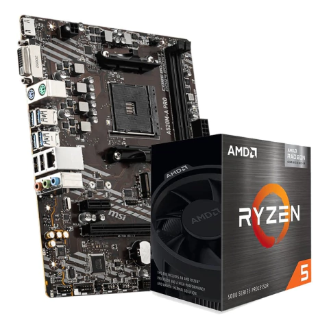 Combo Actualización Mother Msi A520m-a Pro + Ryzen 5 5600gt