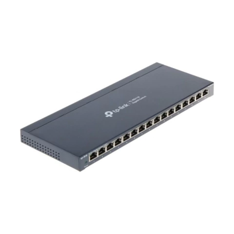 Switch Gigabit Poe+ Tp Link Tl-sg116p 16 Puertos Metalico