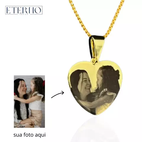 Colar Ouro 18k - Coração Médio - comprar online