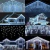 Cascata com 120 LEDs Branco frio 8 funções 3mx0,64m tomada macho e fêmea bivolt IP44 uso externo. na internet
