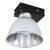 Luminária Industrial 16 polegadas em alumínio com alojamento caixa preta E40.