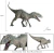 Indominus-rex Brinquedo Dinossauro Realista Oenux 30 cm