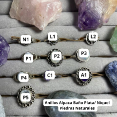 Anillo Alpaca Baño Plata & Niquel - comprar online