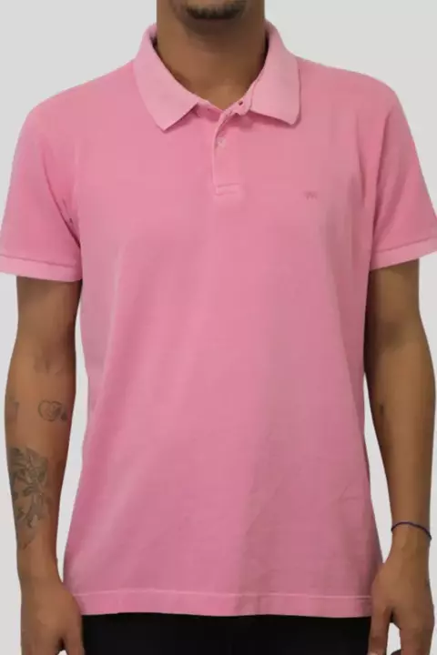 POLO STONE UCCELI - ROSA - comprar online