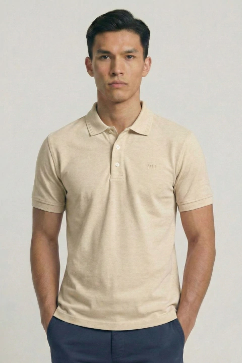 POLO M/CURTA COTTON LINHO - CRU - comprar online