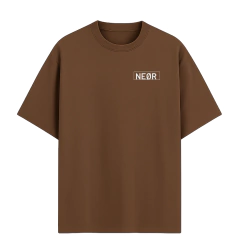 Camiseta Oversized The Basic for Life - Marrom - comprar online