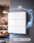 Imagem do Interruptor Zigbee Safira 6 Teclas, 4x4", Nova Digital