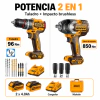 Combo Llave De Impacto 850Nm + Taladro Brushless 96Nm en internet
