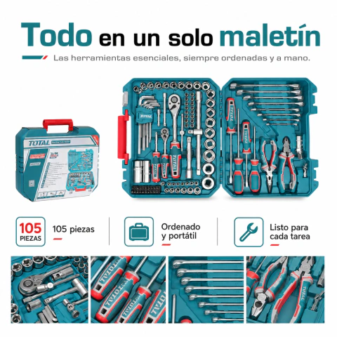 Juego de Herramientas 105 Piezas - comprar online