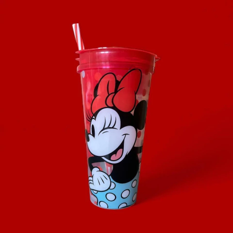 Vaso 2 en 1 Minnie Mouse 540ML
