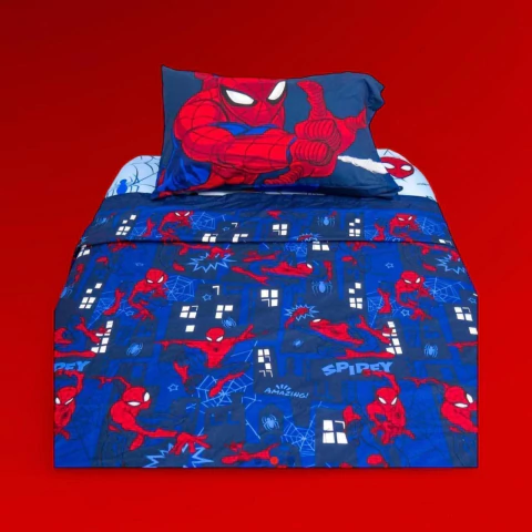 Juego de Sábanas de 1 1/2 Spiderman - comprar online