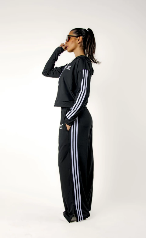 Pantalon NEGRO CON BLANCO - comprar online