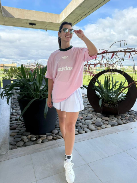 Remera retro adidas ROSA - comprar online