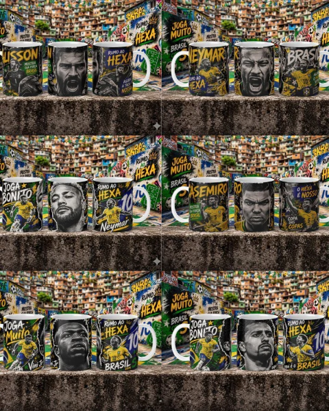 Copa Street Urbano-São 32 artes em Png para canecas jogadores 03626