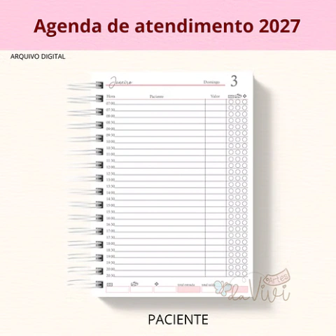 2027 - Agenda /agendamento Paciente - Arquivo digital 16626
