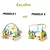 Aramado Circular com Animais - EducaPeanuts