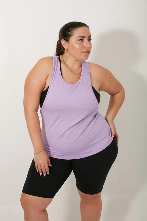 MUSCULOSA DRYFIT LILA