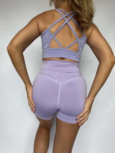 SHORT LYCRA LILA
