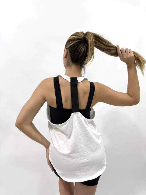 SUDADERA GINA DRYFIT BLANCA