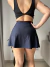 POLLERA SHORT MORLEY AZUL NAVY - comprar online