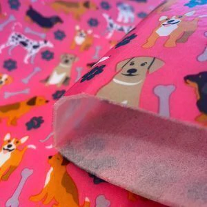 NYLON DUBLADO - ESTAMPA CACHORROS - comprar online