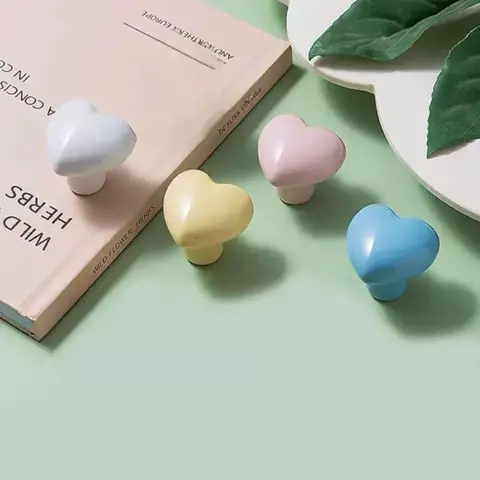 Tirador corazon pastel