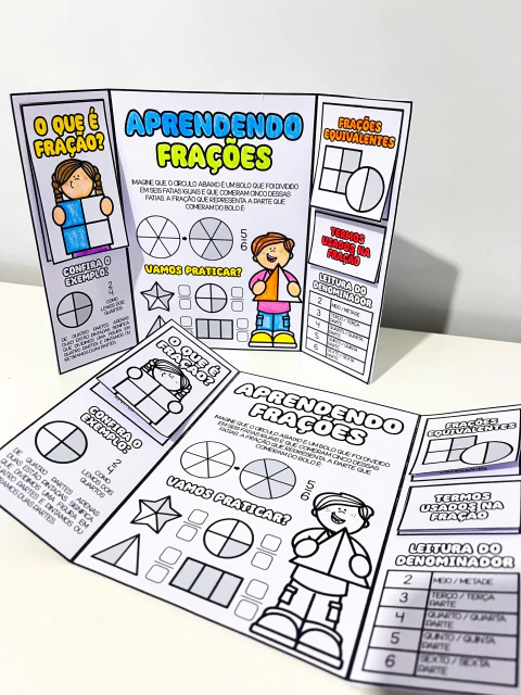 Lapbook Aprendendo Frações