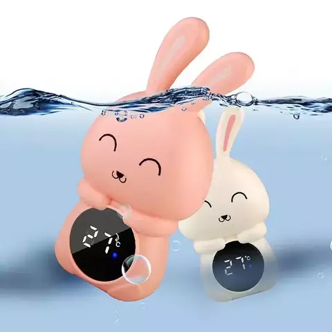 Medidor de Temperatura de Banho de Bebê Digital Flutuante com Display LED - Segurança e Diversão