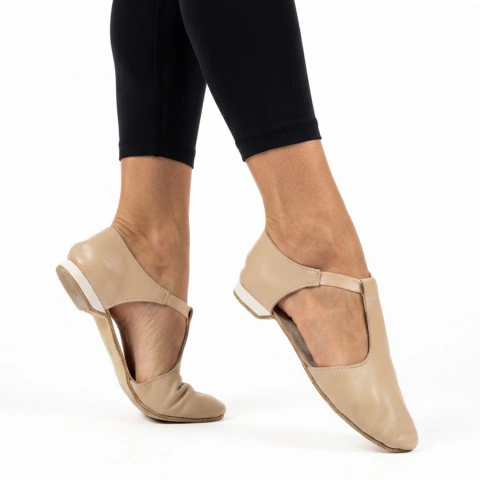 BADANAS CUERO BEIGE CROMO
