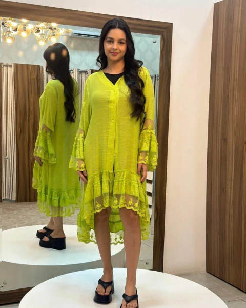 Saída de praia MARY Verde Lima ref: 2095 TAM ÚNICO | VESTE 36 ao 46 - comprar online