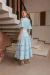 Diana - Vestido Mídi em Alfaiataria com Guipir - Ref 4260 - loja online