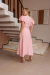 Manuela - Vestido Mídi em Alfaiataria e Cinto - Ref 4264 - Doce Maria