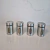 Set 4 especieros de vidrio y acero con soporte - comprar online