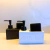Dispenser Rectangular de Cerámica con Porta Esponja