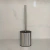 Cepillo / Escobilla inodoro silicona y acero con recipiente