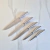 Set 5 cuchillos acero inoxidable