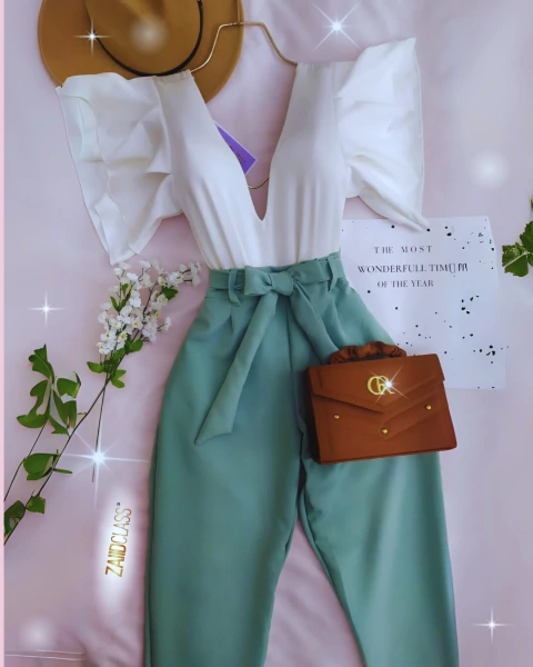 Set Coquette Blusa y Pantalón